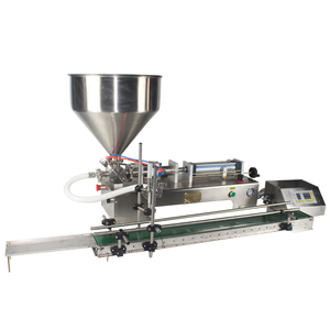Small Automatic Piston Salsa Condiment Jelly Yogurt Chocolate Tomato Sauce Peanut Butter Cosmetic Cream Paste Filling Machine