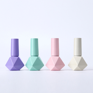 8ML OEM ODM UV LED Gel Nail Polish Glass Bottle Cap Acid Etch Surface Printing