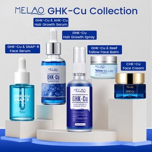 Private Label Facial Serum Tightening Repairing GHK-Cu Blue Copper Peptide
