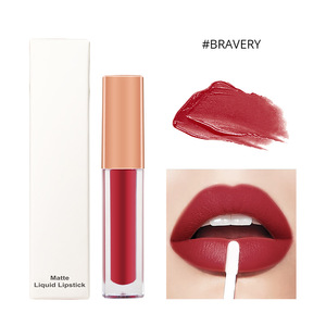 Custom Logo Factory Wholesale Private Label Long Lasting Matte Nude Liquid Lipstick Private Label Liquid Lipstick