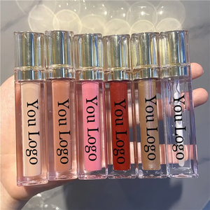 Wholesale Nude Lip Gloss Vegan Lipgloss Vendor Matte Waterproof Nude Liquid Lipstick Private Label Lip Gloss